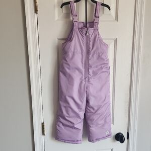 London Fog Lavender Kids Coat And Overalls